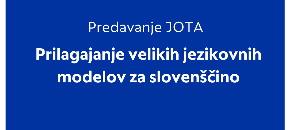 Vabilo na predavanje JOTA