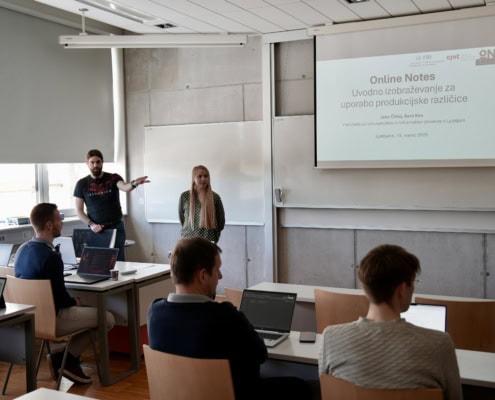 Predstavitev sistema Online Notes