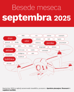 Besede meseca septembra 2025